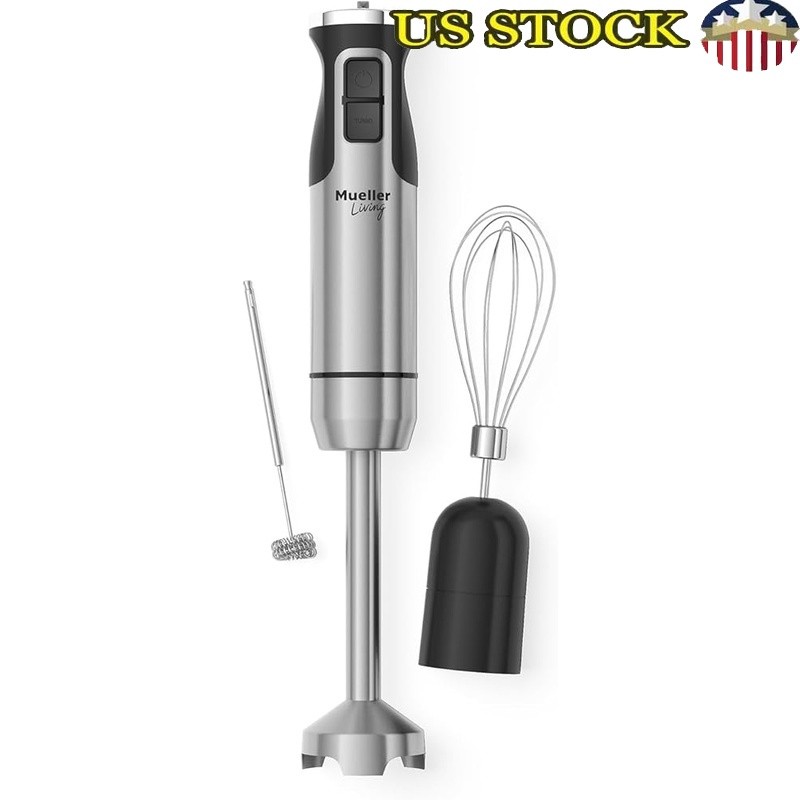 Powerful Immersion Blender W/ Detachable Accessories Whisk F