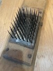 Flax Hetchel Hand Made Antique Primitive Farm Tool Hatchel Comb Linen Cloth — photo 3