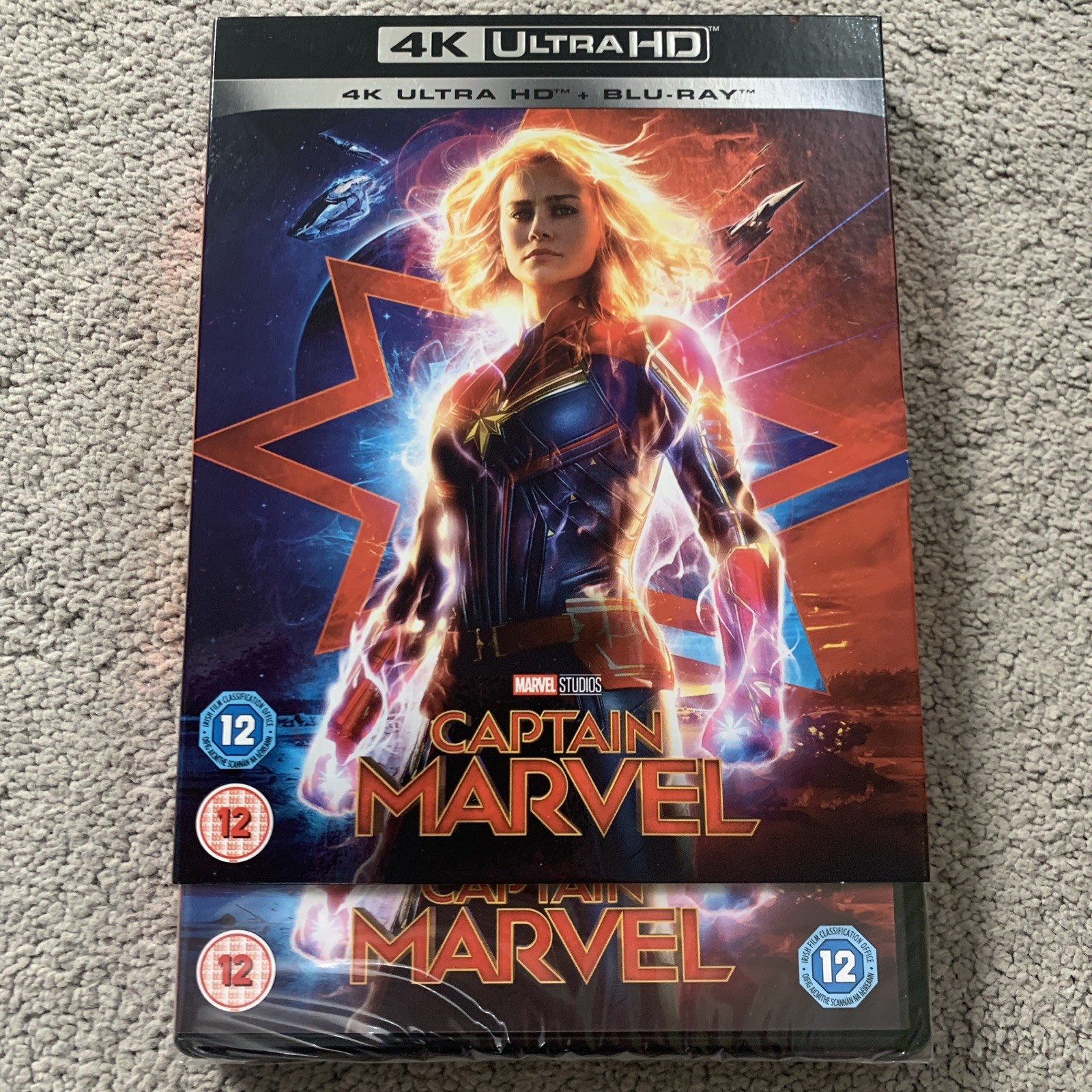 Captain Marvel 4K UHD Blu-ray, 2019 New Sealed With Slipcover