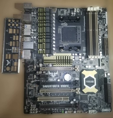 FOR ASUS SABERTOOTH 990FX AMD DDR3*4 Socket AM3+ 32GB ATX Ｍotherboard Test OK