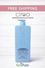 CIROA "Coconut & Macadamia Oil" NOURISH & HYDRATE Shower Gel - JUMBO! - 33.8 Oz. 0.83 per gallon