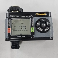 Melnor Hydrologic Single-Outlet Digital Water Timer 1 Zone Model 73015-21D READ⬇