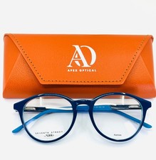 SAFILO SEVENTH STREET S 302 ZX9 Blue Round Full Rim Eyeglasses 48-18-135 B:43