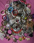 14lb Lot Broken Mismatched Costume Jewelry Parts Repair Crafts Necklace Bead