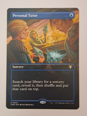 Personal Tutor (Borderless) Lightly Played Commander Masters Regular MTG
