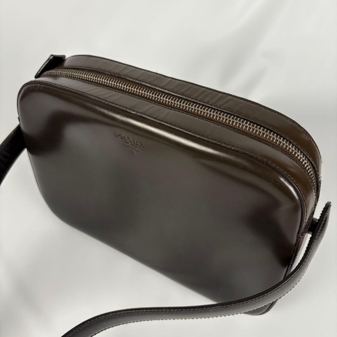 Prada Leather Gradient Camera Bag One Shoulder Bl… - image 7