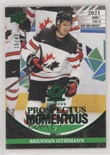 2023 Upper Deck Team Canada Juniors Electric Green 15/49 Brennan Othmann 17mb