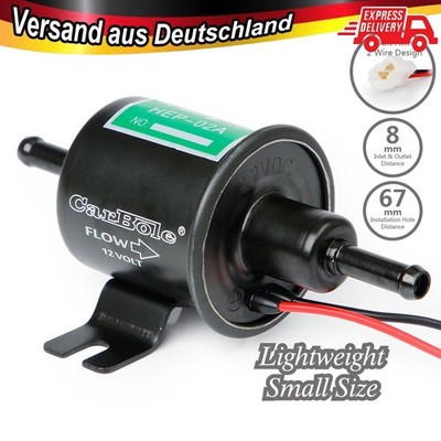 12V Universal Kraftstoffpumpe Benzinpumpe Elektrische Diesel Baumaschine HEP-02A