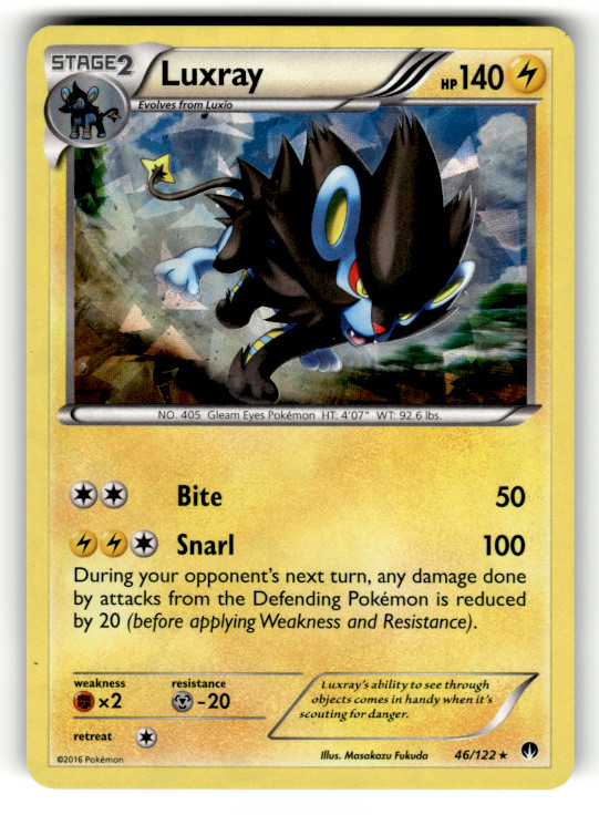 Luxray 46/122 Rare XY - BREAKpoint