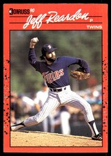 Jeff Reardon 1990 Donruss #119 Twins MLB READ FREE SHIPPING AutographDen