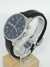IWC Portugieser Chronograph 40.9mm Black Dial Watch Portuguese IW371447 5