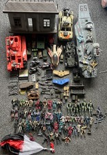 Massive Lanard & Chap Mei Military Toy Figures/Bases/Weapons/Vehicles VTG bundle