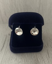 Rare Vintage Georg Jensen Sterling Silver Screw On Earrings. #136D