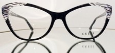 Originale GUESS GU2818/V 001 BLACK Eyeglasses Plastic NEW 56-16-140 Cat Eye