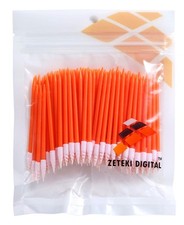 Zetek Spiral 100pcs Foam Tip Cleaning Swabs Sponge Stick for Inkjet Printer,
