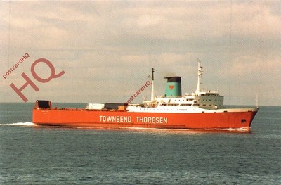 Ansichtskarte:-TOWNSEND-THORESEN, EUROPIC FÄHRE [EINFACHE POSTKARTEN]