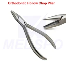 Dental Hollow Chop Contouring Pliers Concave Loop Forming Orthodontic Plier CE