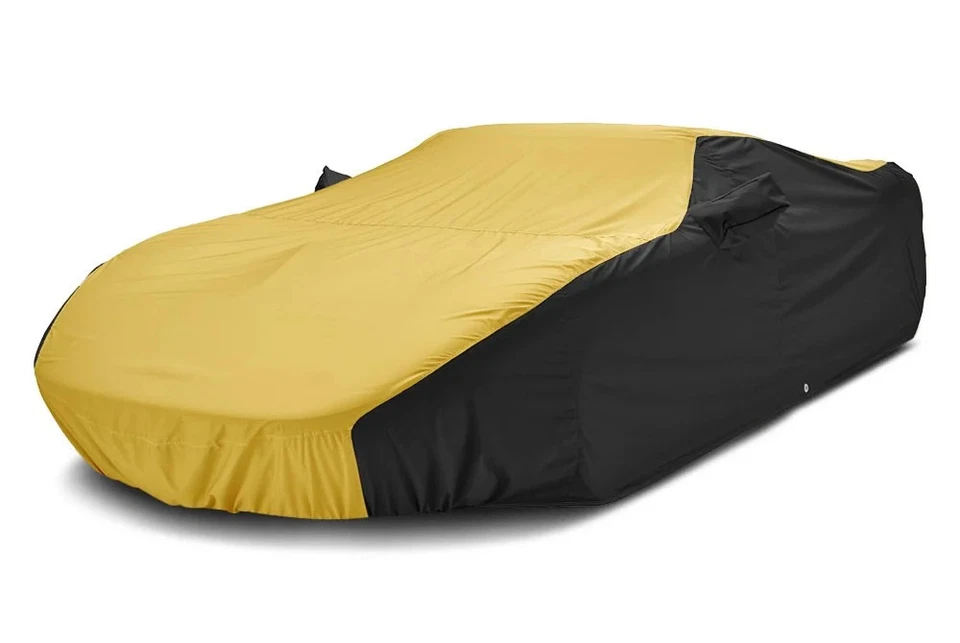 For Audi A8 Quattro 01-03 Car Cover WeatherShield HP Two-Tone Yellow Custom Car Foto 2 de 4