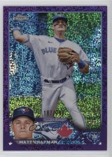 2023 Topps Chrome Purple Speckle Refractor 187/299 Matt Chapman #158 0n64