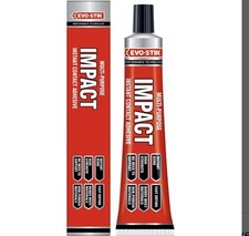 Evo Stick Impact Instant Contact Adhesive Multi Purpose Glue High Strength 65g-