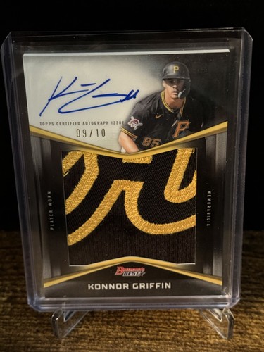 Konnor Griffin #PPA-KG 2025 Bowman's Best Prospect Patch Autograph card