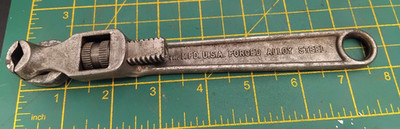 Vintage ''Adjust A Box'' USA 8'' verstellbarer Schraubenschlüssel LT23155-LL