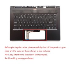 New For MSI GS65 Stealth GS65VR MS-16Q4 Palmrest Upper Case Backlit Keyboard US