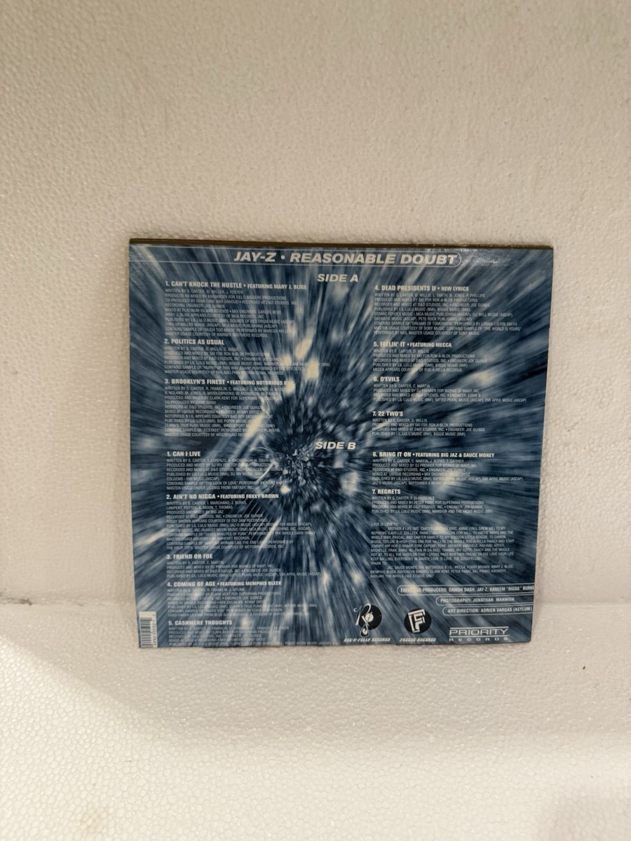 Reasonable Doubt [LP] by Jay-Z (Vinyl, Jun-1996, Roc-A-Fella