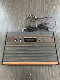 Atari 2600 Launch Edition Woodgrain Console (NTSC) Bundle PARTS ONLY