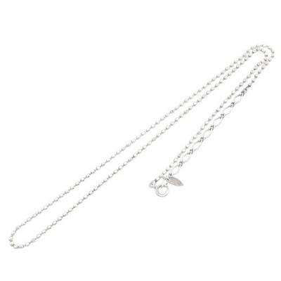 Puerta Del Sol Sterring Silver Cut Ball Chain Necklace 45cm Used
