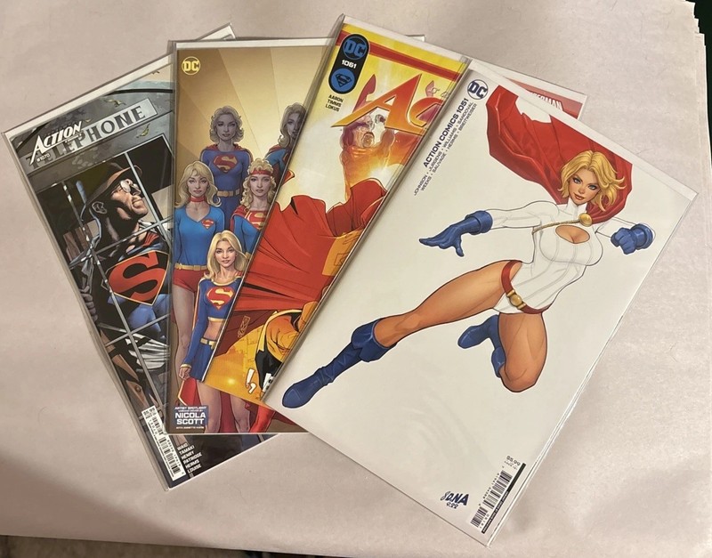 MK Set ACTION COMICS (Range 1051, 1061, 1069, 1070) DAWN OF DC (4 Book Lot)