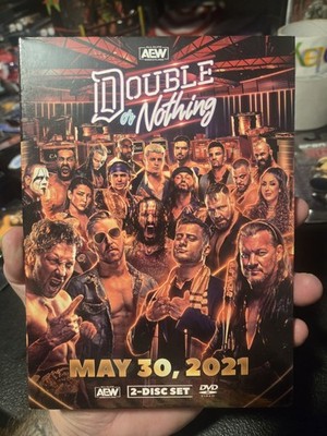 AEW Double or Nothing (May 30, 2021) 2-Disc Wrestling DVD Brand New Sealed 