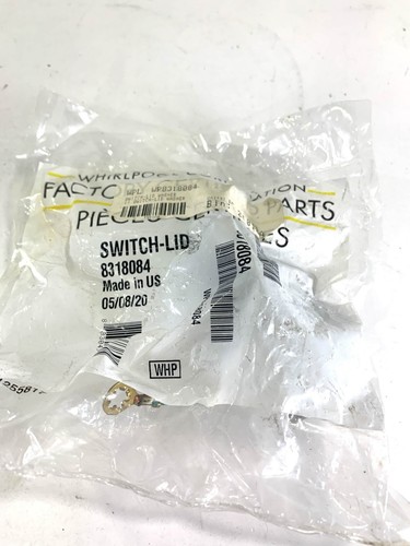 New Genuine OEM Whirlpool 8318084 WP8318084 Washer Lid Switch Free Shipping