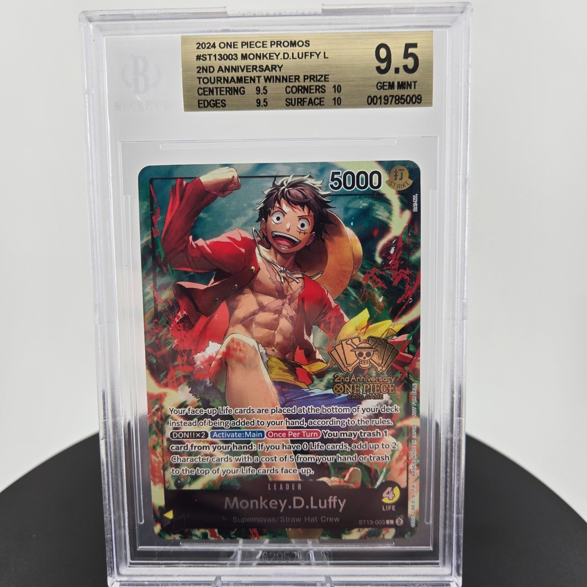 Monkey.D.Luffy (2nd Anniversary Tournament) ST13-003 One Piece