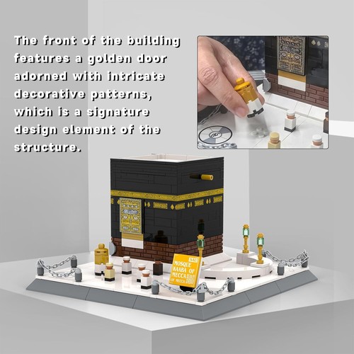 Mecca Kaaba Building Blocks Set Compatible with Major Brands (446Pcs) - Picture 6 of 6