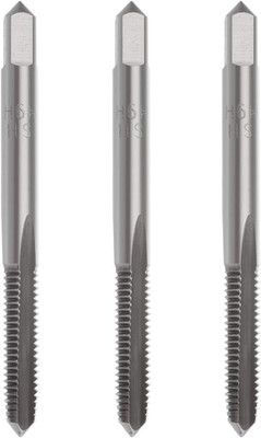 M6 X 1Mm Metric Tap Machine HSS Right Hand Thread Shank Taper and Plug 3 Straigh
