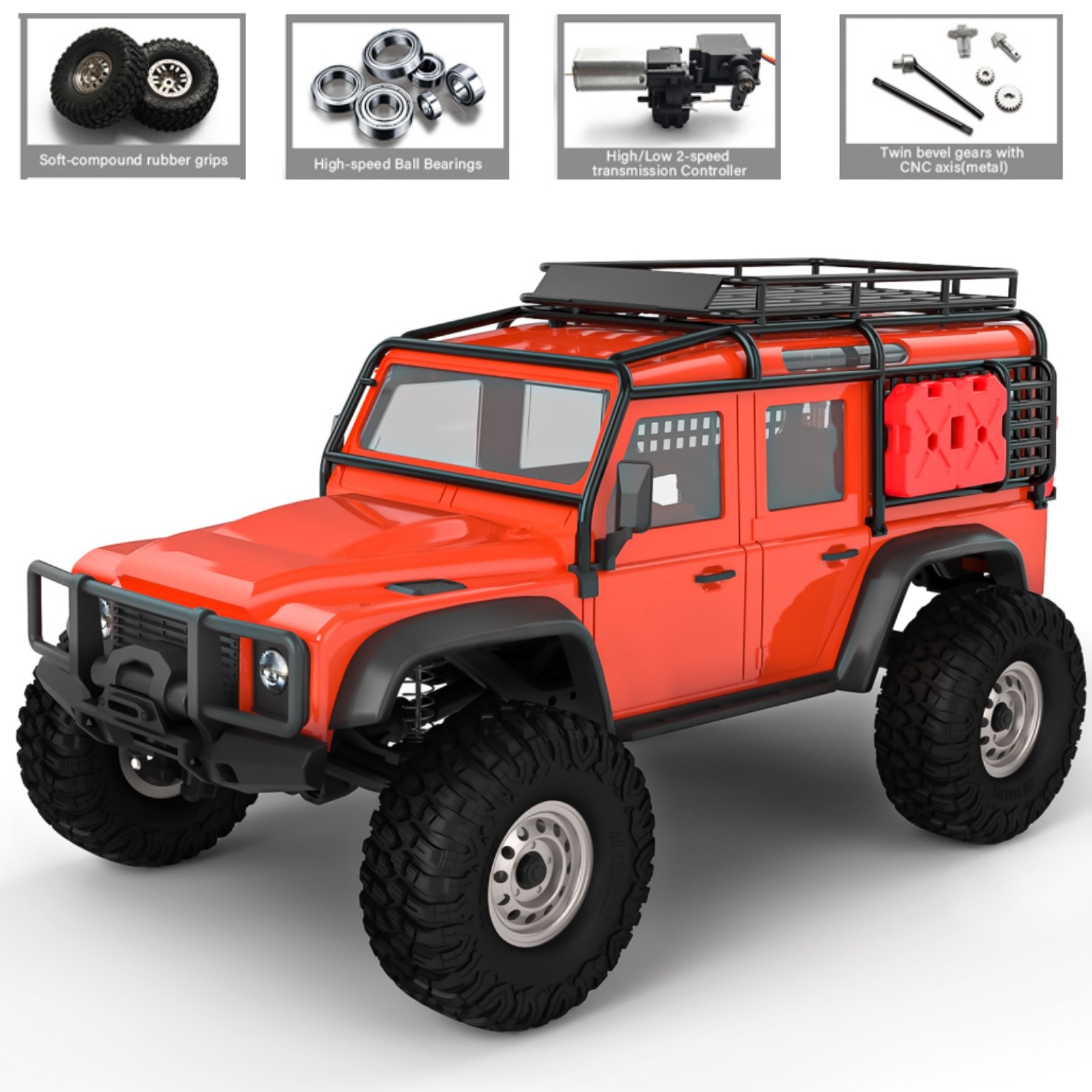 Cheerwing Remo 1/18 RC Rock Crawler Truck 1893-SL Off-Road 2.4G RC Cars Gift Toy