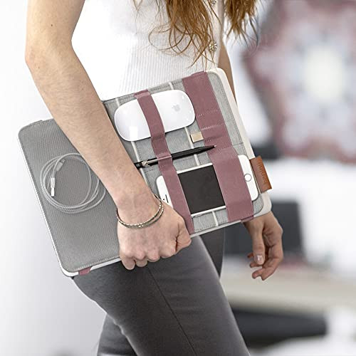 FOLD Portable Electronic Organizer with Attachable Device and Desktop Stand