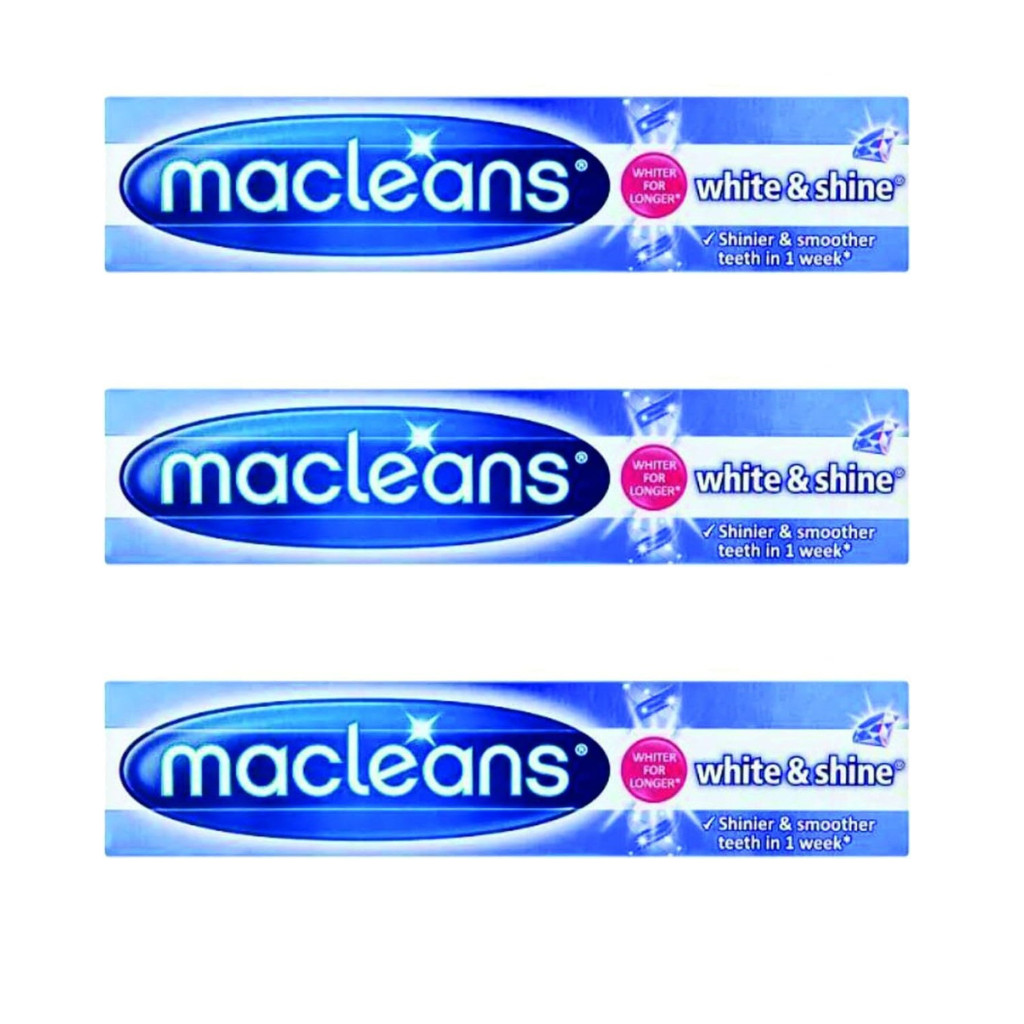 Macleans White & Shine Fluoride Toothpaste 100ml - Image 4