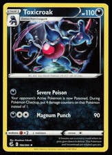 Toxicroak 166/264 Rare Fusion Strike Pokemon Lightly Played