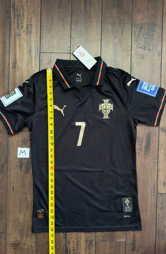 Cristiano Ronaldo New Jersey CR7 black Portugal 25–26 Players Version Size M