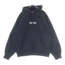 SUPREME 23AW Box Logo Hooded Sweatshirt Pullover Hoodie Black Used 9bf05db47f1c6