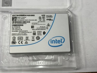 FREE Overnight: Intel SSDPE2KX080T801 8TB 2.5'' TLC DC P4510 NVME PCIe 8TB SSD
