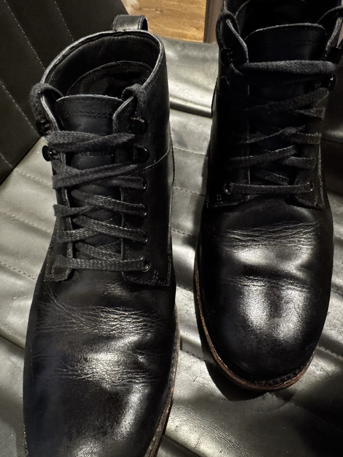 's Boots Ankle 7.5 Lace Up Casual Dress