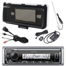 Kenwood KMR-M332BT Single DIN Bluetooth Receiver, Satellite Vehicle Tuner Kit