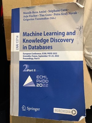 Machine Learning & Knowledge Discovery in Databases part II Springer  Amini Canu