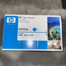 HP INVENT COLOR LASERJET C9721A CYAN PRINT CARTRIDGE