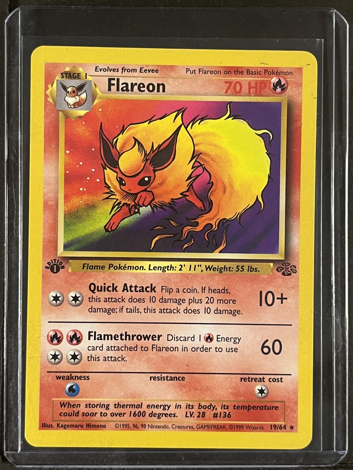 Flareon (19) (1st Edition) #19/64 Jungle 250001