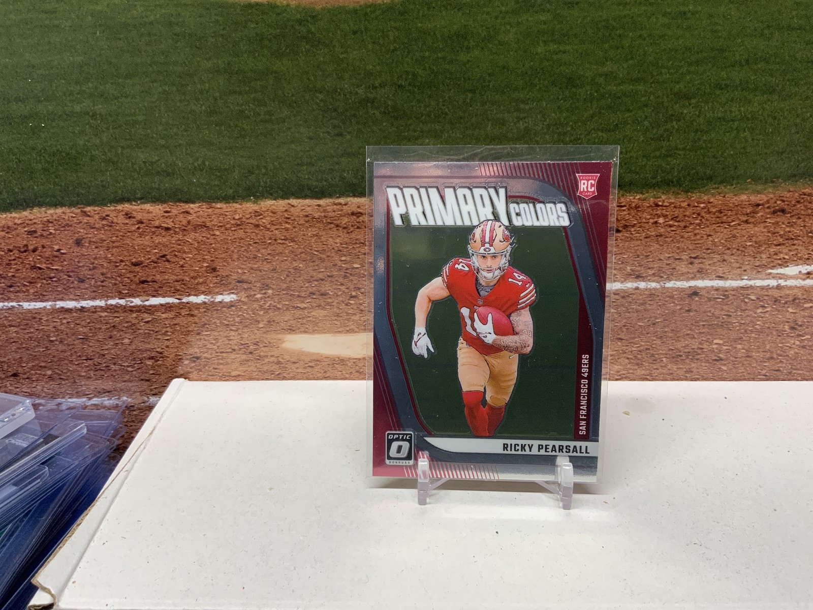 Ricky Pearsall 2024 Donruss Optic #11 Rookie Primary Colors San Francisco 49ers