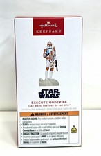 2025 Hallmark Keepsake Ornament Star Wars Revenge Of The Sith Execute Order 66